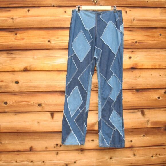 NWOT Jaded London Low Rise Patchwork Jeans - Picture 3 of 11